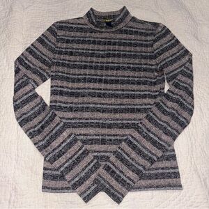 Striped Women's Sweater turtleneck prince and fox teacher